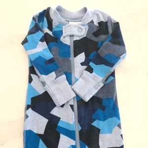 Hanna Andersson Baby Zip Sleeper 3-6mo Organic EUC